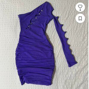 one shoulder bodycon dress